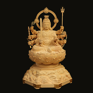 八臂弁財天坐像